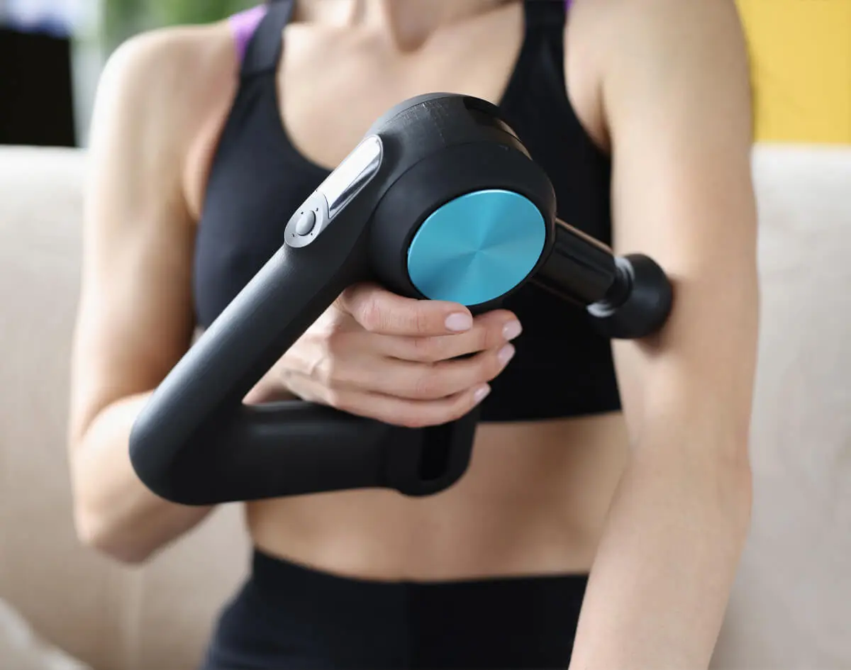 massage gun recovery tool at kinetic lab